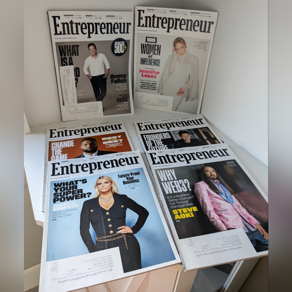 Entrepreneur Magazine Collection 2022 Business Enthusiasts